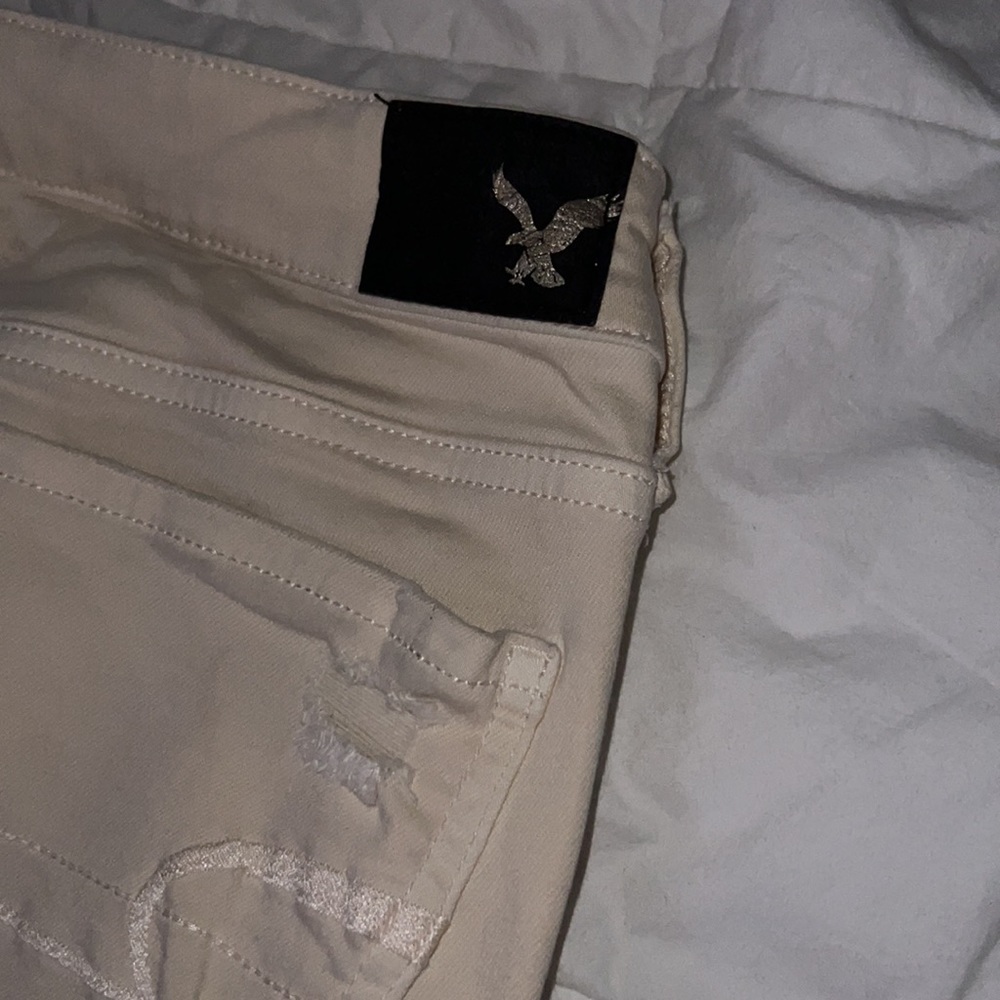 American Eagle Off-White Skinny Sz. 6/28 Ankle - Picture 5 of 6